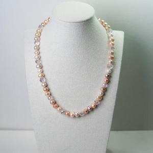Natural Pastel Freshwater Pearl Necklace