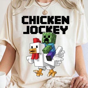 Chicken Jockey Png,  Chicken Game Movie Png, Funny Gamer Png, Gaming Png, Funny Riding Chicken Png, Gift For Gamers