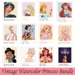 Vintage Watercolor Princess Png Bundle, Meet Me At Midnight Png, Taylor Princess Png, Girls Trip Png, Family Vacation,Magical Place on Earth