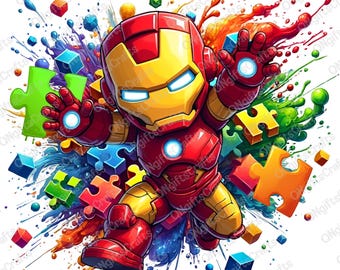Autism Cartoon Png, Autism Awareness Png, Super Hero Png, Autism Month Png, Autism Puzzle Png, Autism Kid Png, Autism Acceptance Png
