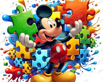 Autism Cartoon Png, Autism Awareness Png, Mouse And Friends Png, Autism Month Png, Autism Puzzle Png, Autism Kid Png, Autism Acceptance Png