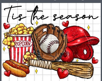 Tis The Season Baseball Png, Game Day Baseball Png, Baseball Sublimation Design, Baseball Mama Png, Game Day Shirt Design, Instant Download