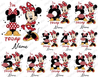 Dibujos animados personalizados de cumpleaños para niños (PNG), cumpleaños (PNG), feliz cumpleaños (PNG), ratón de cumpleaños (PNG), cumpleaños personalizado (PNG), niño y niña (PNG)
