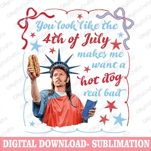 4th Of July Hot Dog PNG, You Look Like July 4th Png, Patriotic Meme Shirt, Joe Dirt America Png, Joe Dirt Shirt, Independence Day Png