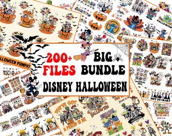 200+ Files Halloween SVG PNG Bundle, Big Bundle Halloween, Halloween Mouse and Friends Png,Toy Friends,Princess Halloween,Halloween Trip Png