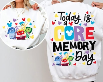 Hoy es el Día de la Memoria Central Svg, Salud Mental Svg, Vacaciones Mágicas Svg, Emociones de Dibujos Animados, Camiseta de Adentro hacia Afuera, Vacaciones Familiares Svg, Modo Vacaciones