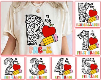 Retro Back To School PNG Bundle, Preppy School Png, First Day Of School Png,School Vibes Png,Pre-K 1st/2nd/3rd/4th Grade,School Shirt Design