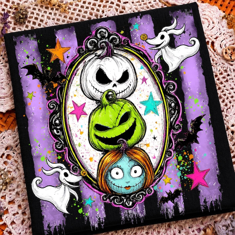 不気味なカボチャの鏡のPNG画像、ビンテージホラーキャラクターの昇華プリントデザイン、ゴシックハロウィンシャツファイル、幽霊犬のクリップアートのダウンロード 画像 2