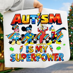 Big Bundle Autism Awareness PNG SVG: Cartoon Characters, It's Ok to Be ...