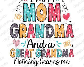 Mamá, abuela, bisabuela, SVG, Día de la Madre, SVG retro de mamá, SVG de vida de mamá, SVG de regalo del Día de la Madre, Diseño de camiseta de mamá, Descarga digital