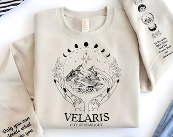 Velaris Svg, Miasto Gwiazd Svg, ACOTAR Svg, Fazy Księżyca Górskiego Svg, Fantasy Bookish Svg, Dark Academia Svg, Bookish Png, Pliki Cyfrowe