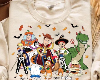 Retro Halloween Png, Toy and Friends, Friend Trip Halloween Png, Spooky Season Png, Trick Or Treat Png, Fall Png, Family Vacation Png
