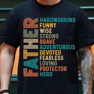 Acrónimo de padre (Svg), Papá sabio, trabajador y divertido (Svg), Día del padre (Svg), Camiseta de padre amoroso e intrépido, Papá (Png), Regalo de agradecimiento para papá