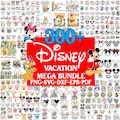 300+ Family Vacation PNG SVG Bundle: Mouse and Friends, Big Bundle Family Trip Png, Magical Kingdom, Vacay Mode (Digital Download)