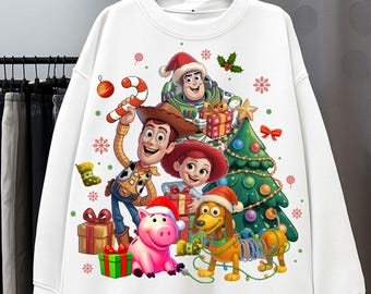 トイ・ストーリー クリスマス PNG: ウッディ、バズと仲間たち
