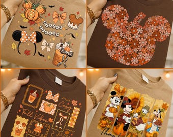 Vintage Herbst Maus PNG Bundle: Herbst Thanksgiving Designs (Digitaler Download
