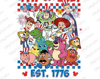 Happy 4 juli png, Toy and Friends, American Freedom png, familievakantie png, Independence Day png, patriottisch shirt, Vacay-modus png