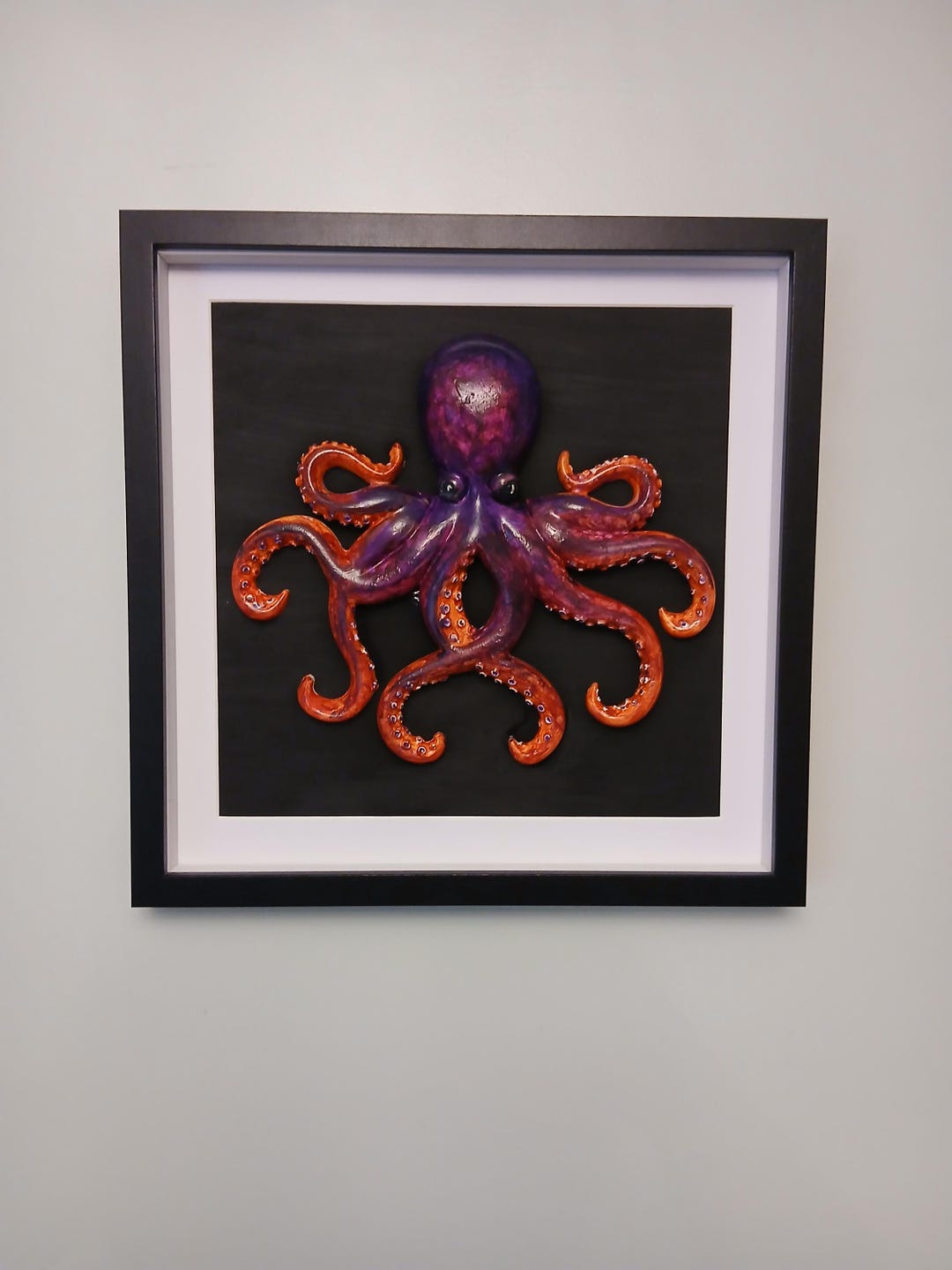 Octopus Ornament. Framed in Box Frame Without Glass. - Etsy