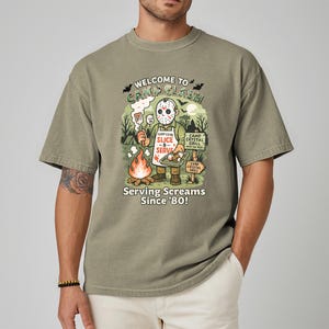 Jason Voorhees Horror T-Shirt, Retro Halloween Killer Graphic Tee, Funny Friday The 13th Scary Movie Sweatshirt, Horror Fan Gift