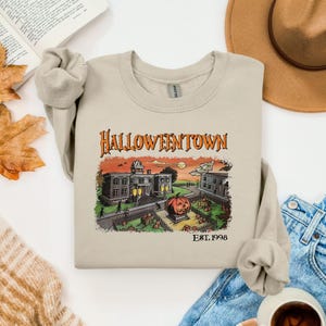 Halloweentown Est 1998 Sweatshirt, Halloweentown University, Retro Halloweentown Sweatshirt, Fall Sweatshirt, Halloween Sweatshirt