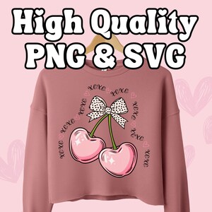 XOXO PNG Coquette Bow Tie SVG, Galentine Besties Cherry Shirt png, Carino San Valentino xoxo svg, Abbracci e baci svg, Fiocco per capelli svg Clipart