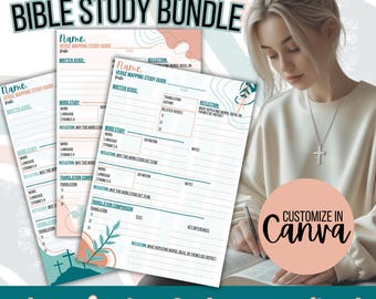 Customizable Verse Map Template, Bible Verse Mapping Journal, Bible Study Notes, Neutral Boho Bible Study Template,Printable Bible Worksheet