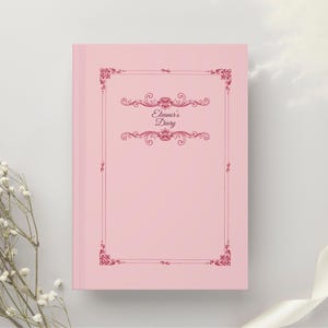 Personalized Pink Coquette Hardcover Journal Matte - Custom Name Diary, Writing Notebook, Gift for Her, Journaling, Personal Planner