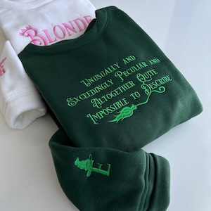 Plus Size Wicked Elphaba & Glinda Lighweight French Terry Sweatshirt Color Birch Size 2x