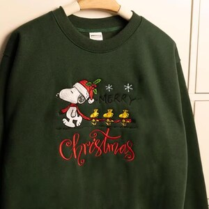 Snoopy Christmas Sweater Etsy UK