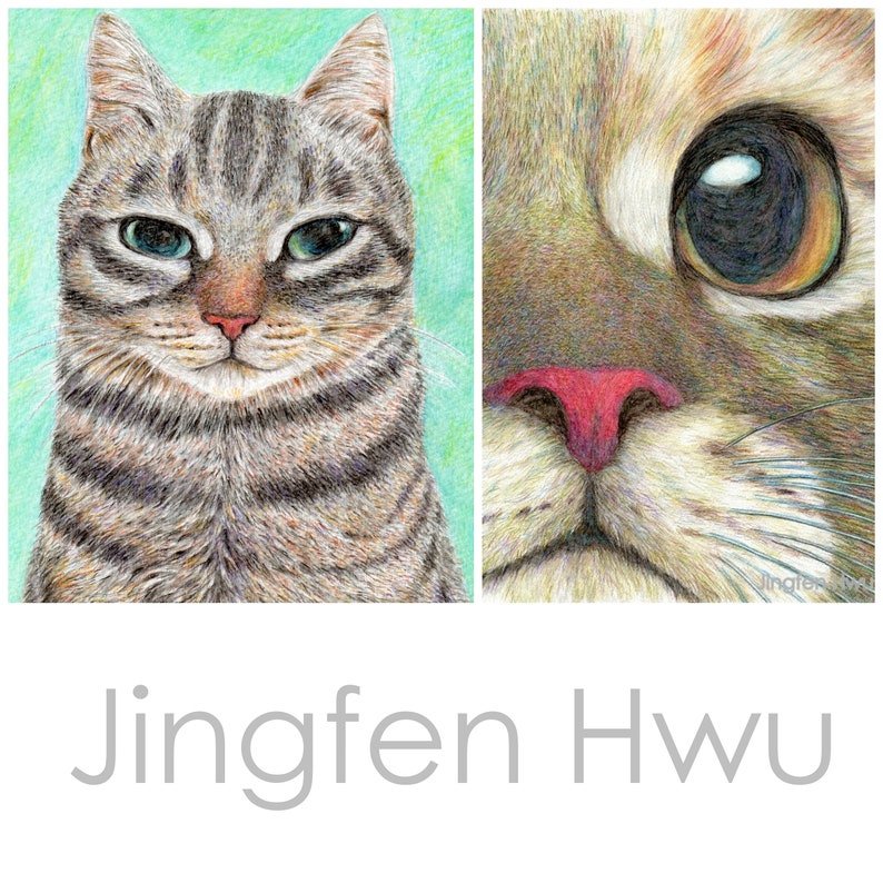 a calico cat painting acrylic pet painting animal painting 4x6 inches cute small painting cat lover gift ORIGINAL artwork