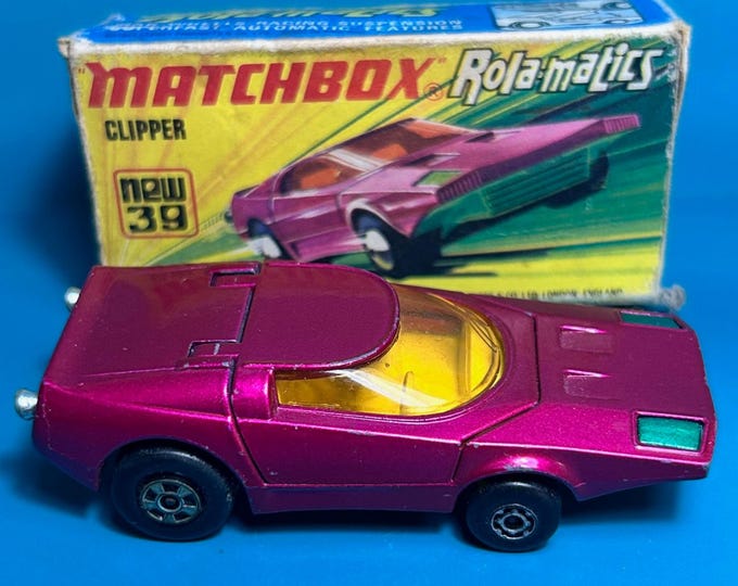 Vintage Matchbox Superfast No 39a Clipper 1973 Original Box