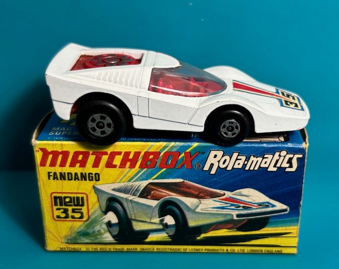 Vintage Matchbox Rolamatics No 35 Fandango 1975 Original Box