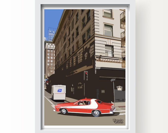 Starsky & Hutch Retro Giclée Art Print