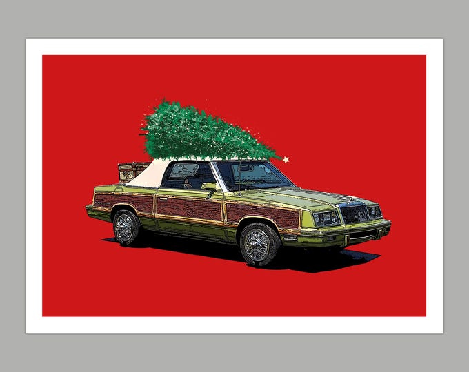 Planes, Trains, and Automobiles Christmas Greetings Card