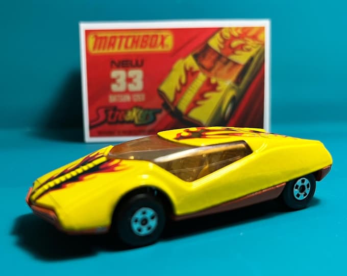 1973 - Vintage Matchbox Superfast No. 33b Datsun 126X with gift box