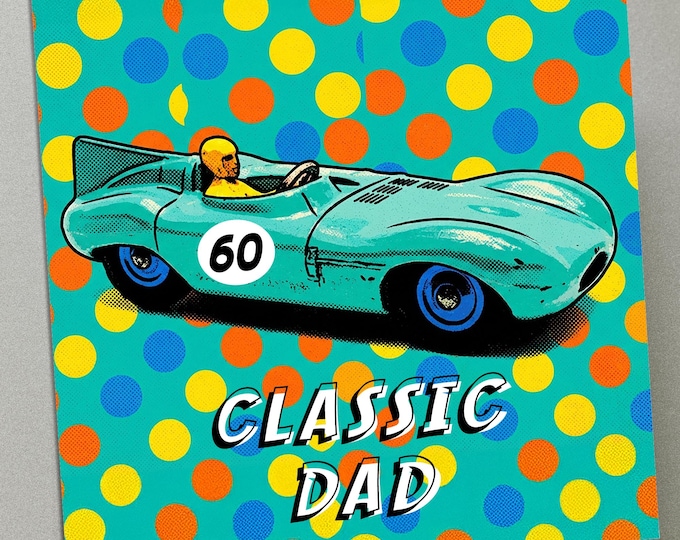 Personalised Birthday Card - Classic Dad 60