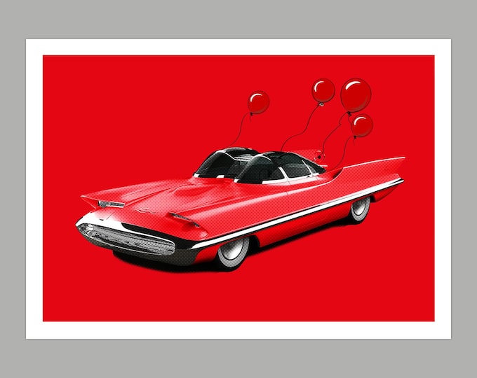 Lincoln Futura Birthday Greetings Card