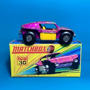 Vintage Matchbox Superfast No 30b Beach Buggy 1970 Original Box