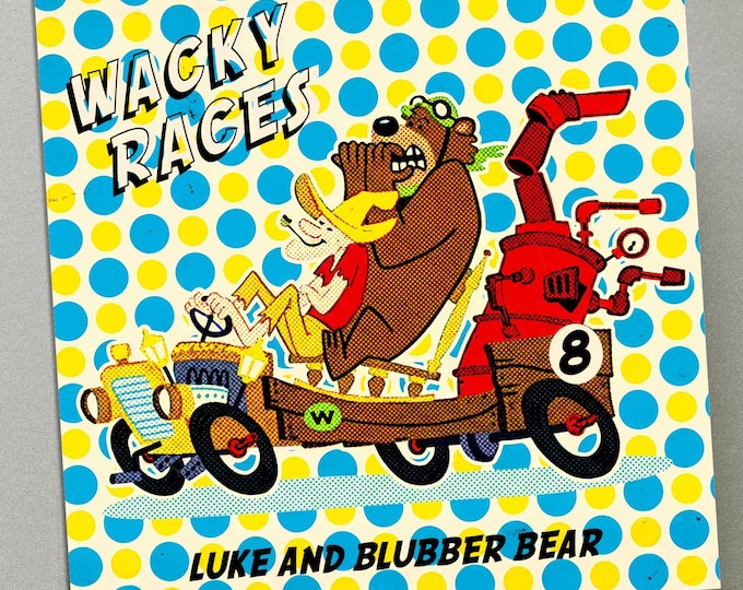 Personalised Birthday Card - Wacky Races No8