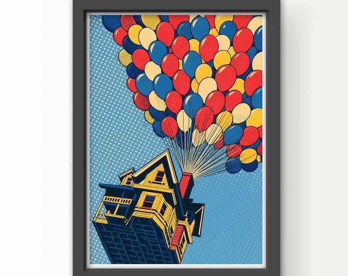 Movie UP Art Print Poster