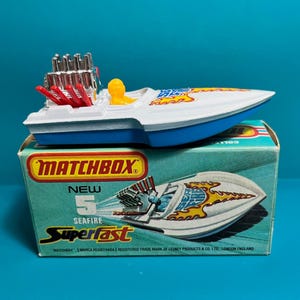Vintage Matchbox Superfast No 5b Seafire 1975 Original Box