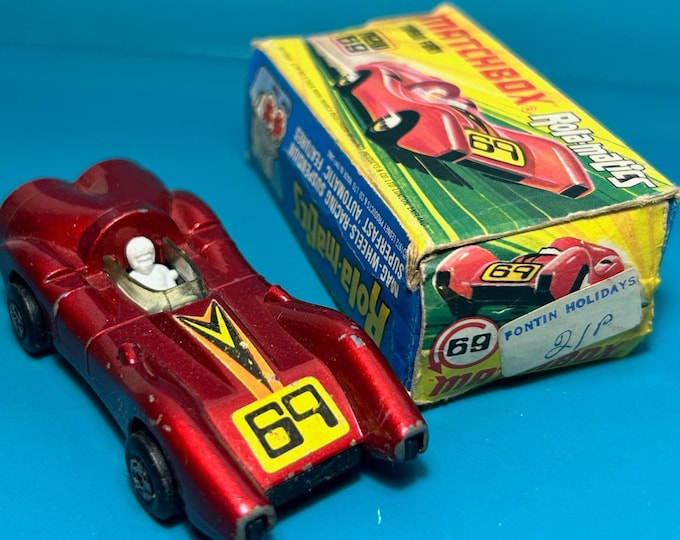 Vintage Matchbox Superfast No 69b Turbo Fury 1973 Original Box
