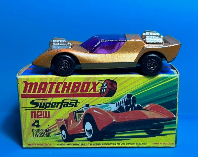 Vintage Matchbox Superfast No 4b Gruesome Twosome 1971 Original Box
