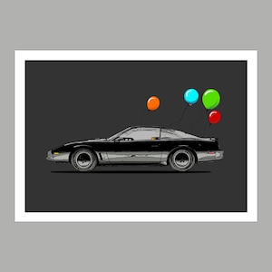 Cartão de aniversário do Knight Rider