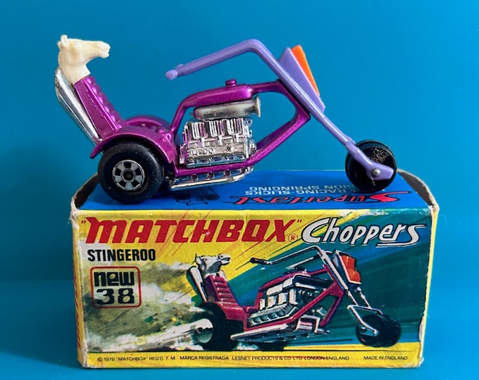 Vintage Matchbox Superfast No 38 Stingeroo Chopper 1973 Original Box