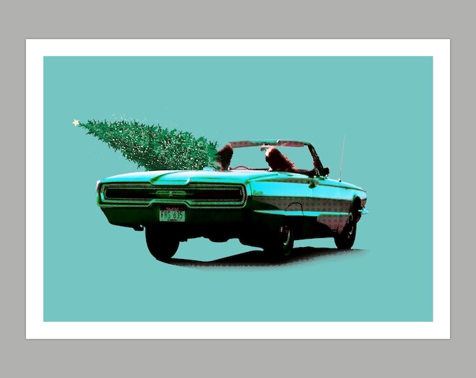 Thelma and Louise Christmas Greetings Card