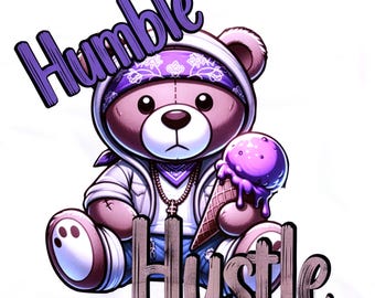 Humble Hustle Bear T-shirt