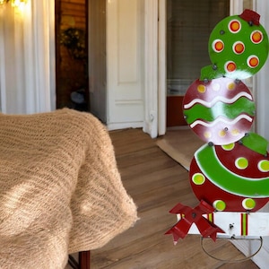 Metal Ornaments Christmas Tree Sculpture