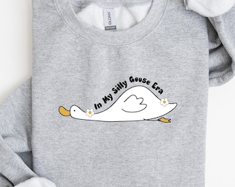 In My Silly Goose Era Shirt, Comfort Shirt, Funny Silly Shirt, Funny Goose Shirt, Silly Goose, Gifts for Her, Funny Gifts, Gag Gift