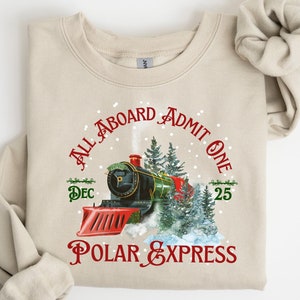 Polar Express shirt, Polar Express Trip, Christmas Family Trip, Xmas Sweat, Merry Christmas Hoodie, Gift Ideas, All Aboard Polar Express